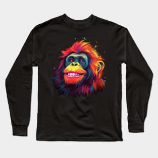 Orangutan Smiling Long Sleeve T-Shirt